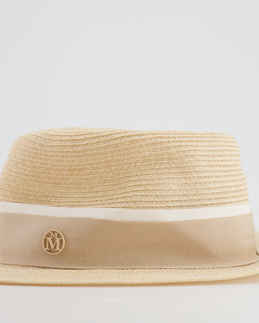 Maison Michel Cream Henrietta Hat Size S RRP £500