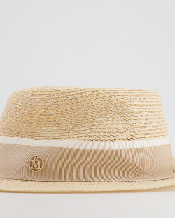 Maison Michel Cream Henrietta Hat Size S RRP £500