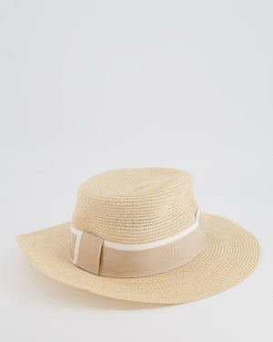 Maison Michel Cream Henrietta Hat Size S RRP £500
