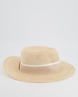 Maison Michel Cream Henrietta Hat Size S RRP £500