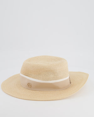 Maison Michel Cream Henrietta Hat Size S RRP £500