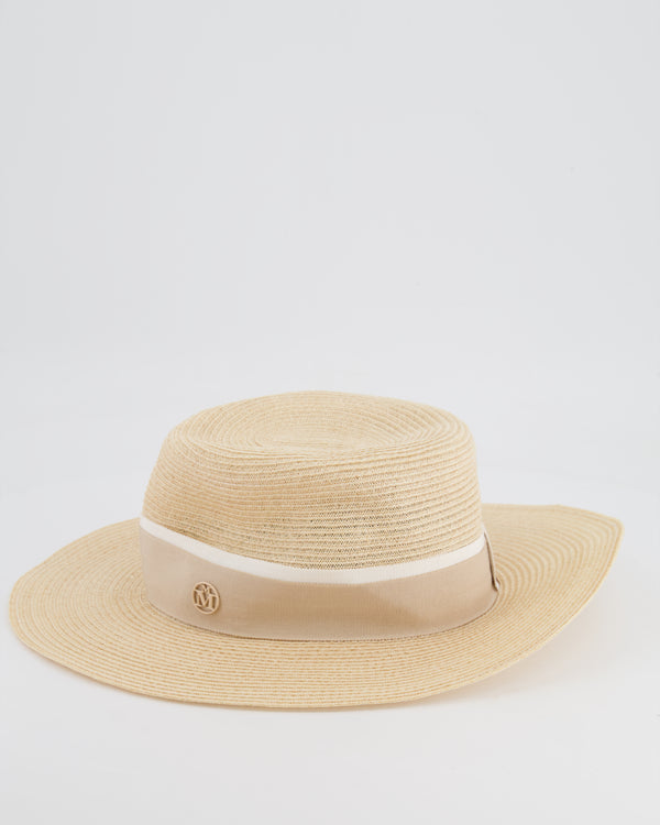 Maison Michel Cream Henrietta Hat Size S RRP £500