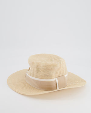 Maison Michel Cream Henrietta Hat Size S RRP £500