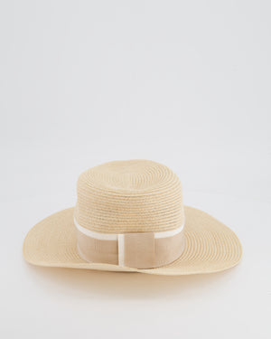 Maison Michel Cream Henrietta Hat Size S RRP £500