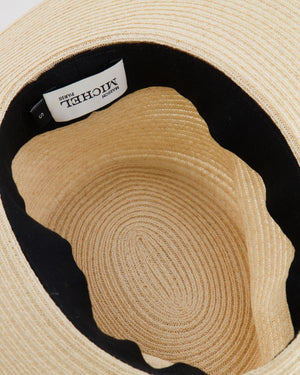 Maison Michel Cream Henrietta Hat Size S RRP £500