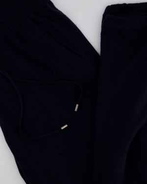 Loro Piana Navy Cashmere Tracksuit Pants Size IT 44 (UK 12)