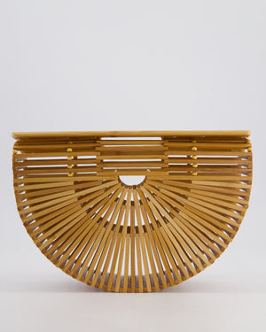 Cult Gaia Brown Ark Acrylic Basket Bag