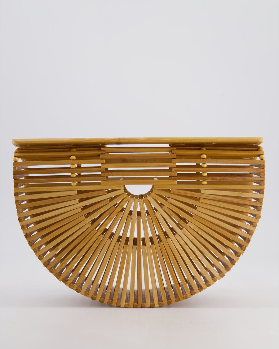Cult Gaia Brown Ark Acrylic Basket Bag