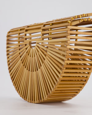 Cult Gaia Brown Ark Acrylic Basket Bag