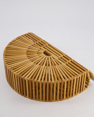 Cult Gaia Brown Ark Acrylic Basket Bag