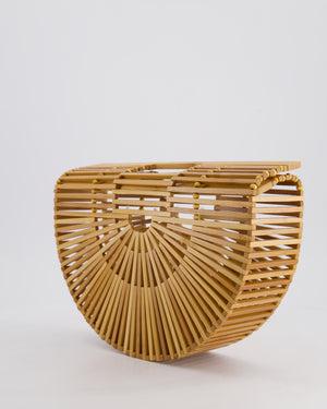 Cult Gaia Brown Ark Acrylic Basket Bag