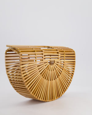 Cult Gaia Brown Ark Acrylic Basket Bag