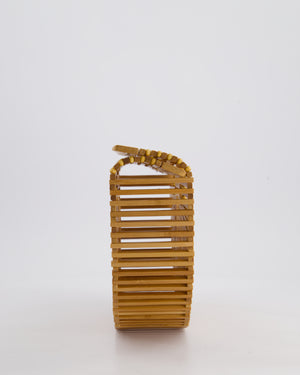 Cult Gaia Brown Ark Acrylic Basket Bag