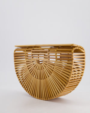 Cult Gaia Brown Ark Acrylic Basket Bag