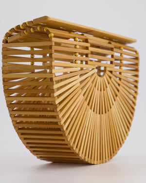 Cult Gaia Brown Ark Acrylic Basket Bag
