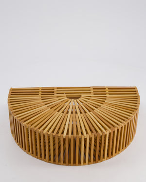 Cult Gaia Brown Ark Acrylic Basket Bag