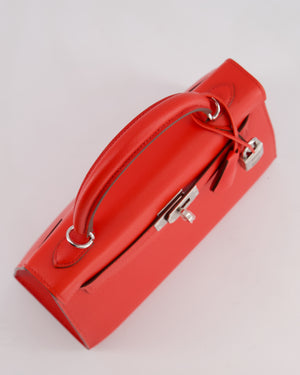 Hermès Kelly 25 Sellier Bag in Rouge De Coeur Madame Leather with Palladium Hardware