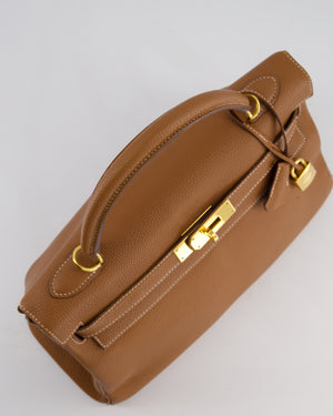 Hermès Kelly Bag 32cm Retourne in Gold Togo Leather with Gold Hardware