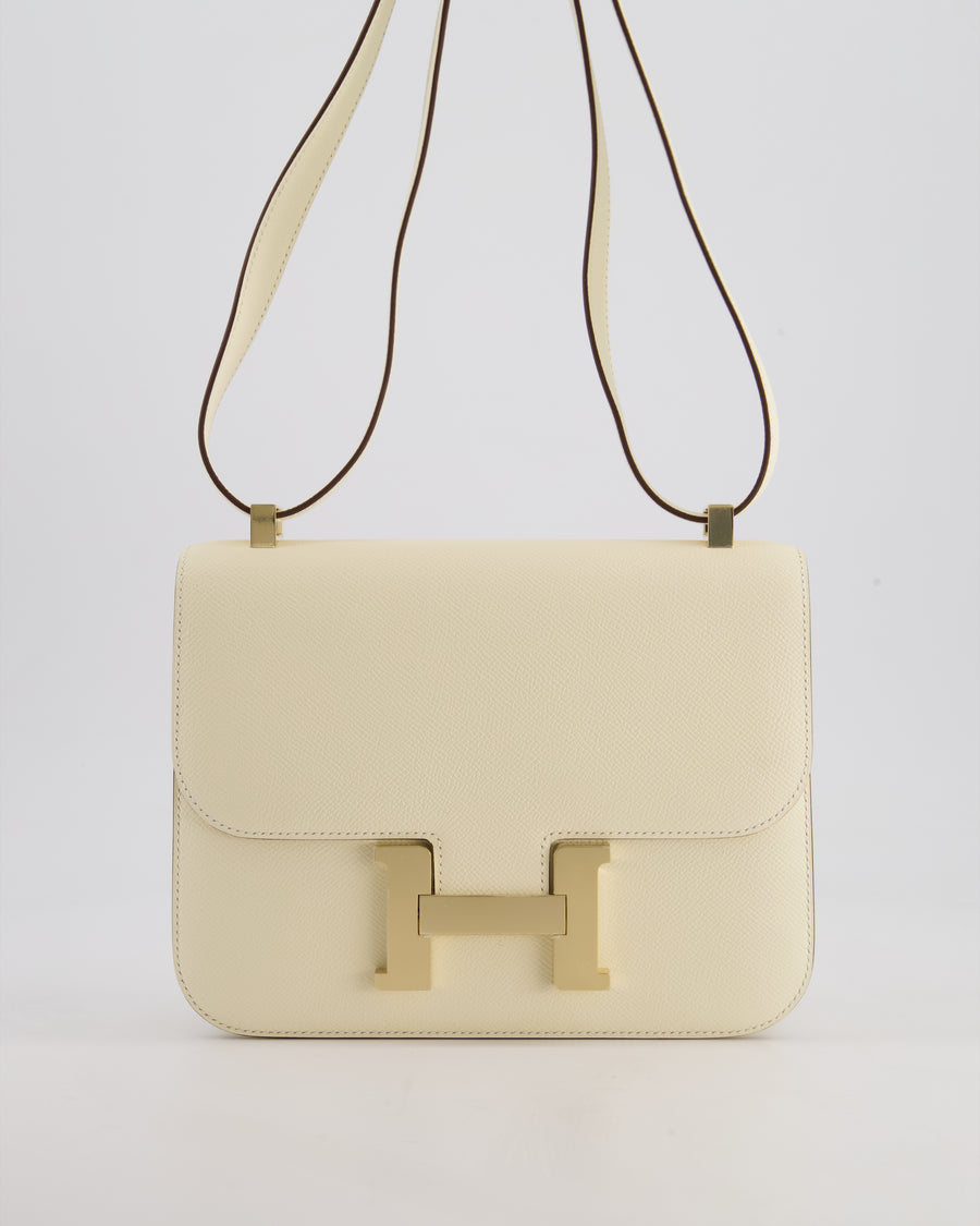 Hermès Constance III 1 - 24 Miroir Bag in Nata Epsom Leather with Permabrass Hardware