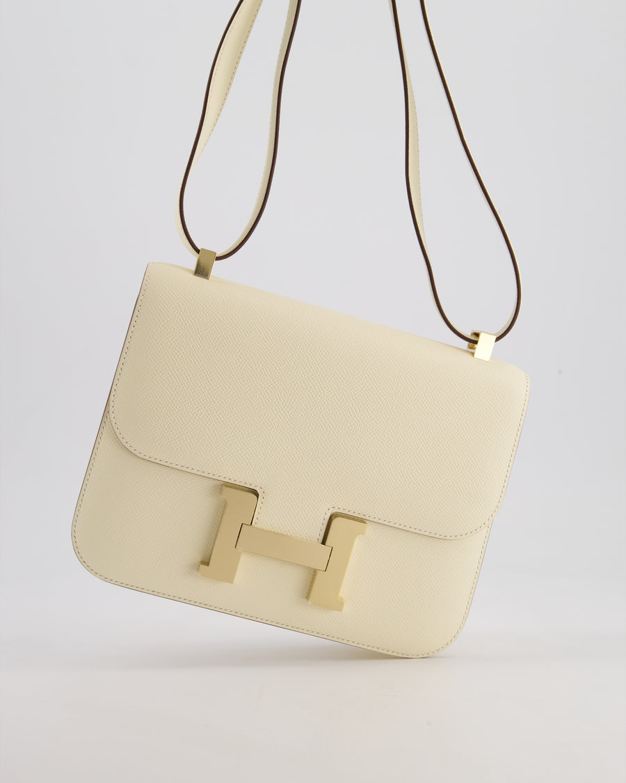 Hermès Constance III 1 - 24 Miroir Bag in Nata Epsom Leather with Permabrass Hardware