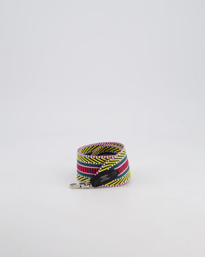 Hermès Multi Colour Canvas Sangle Cavale 50MM Bag Strap with Palladium Hardware