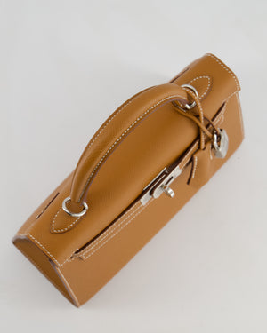 Hermès Kelly Sellier 25cm Bag in Gold Epsom Leather with Palladium Hardware