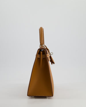 Hermès Kelly Sellier 25cm Bag in Gold Epsom Leather with Palladium Hardware