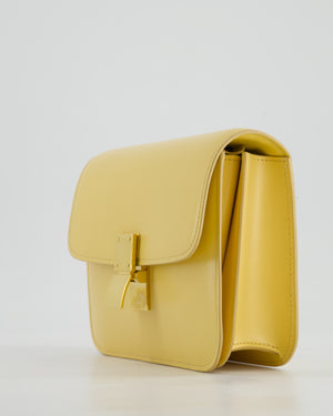 Céline Classic Box Small Bag in Pollen Calfskin with Gold Hardware