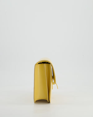 Céline Classic Box Small Bag in Pollen Calfskin with Gold Hardware