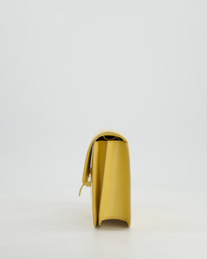 Céline Classic Box Small Bag in Pollen Calfskin with Gold Hardware