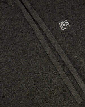 Loewe Grey Menswear Anagram Hoodie with Drawstring Detail Size L (UK 42)