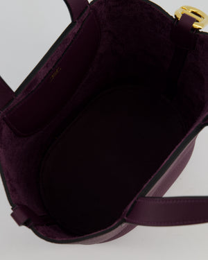 Hermès In-The-Loop 18 Bag in Cassis Clemence Leather with Gold Hardware