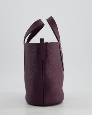 Hermès In-The-Loop 18 Bag in Cassis Clemence Leather with Gold Hardware