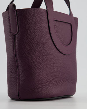 Hermès In-The-Loop 18 Bag in Cassis Clemence Leather with Gold Hardware