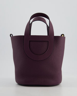 Hermès In-The-Loop 18 Bag in Cassis Clemence Leather with Gold Hardware