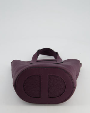 Hermès In-The-Loop 18 Bag in Cassis Clemence Leather with Gold Hardware
