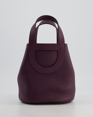 Hermès In-The-Loop 18 Bag in Cassis Clemence Leather with Gold Hardware