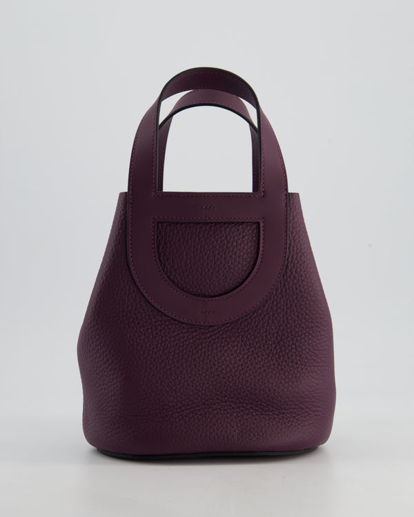 Hermès In-The-Loop 18 Bag in Cassis Clemence Leather with Gold Hardware