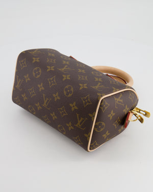 Louis Vuitton Speedy Bandoulière 20 Bag in Brown Monogram Canvas with Beige Canvas Strap and Gold Hardware RRP £1,650