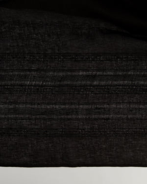 Ermanno Scervino Life Black Linen Long Shawl
