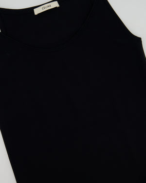 Celine Black Sleeveless Top Size Small (UK 8)
