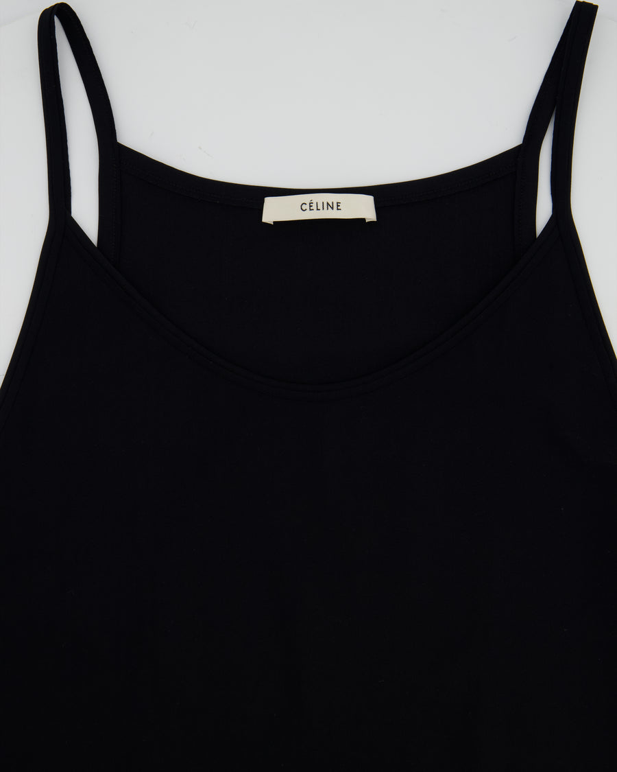 Celine Black Sleeveless Top Size Small (UK 8)
