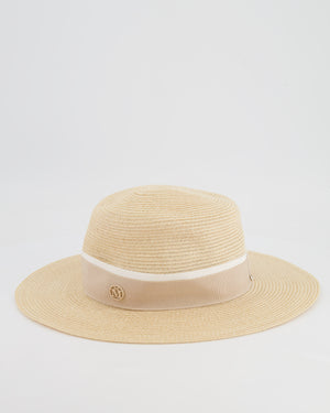 Maison Michel Cream Henrietta Hat Size S RRP £500