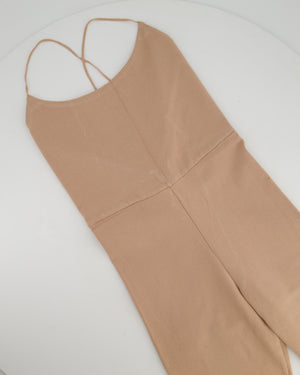 Valentino Light Pink Spandex Spaghetti Strap Full Leg Bodysuit Size XS (UK 4)