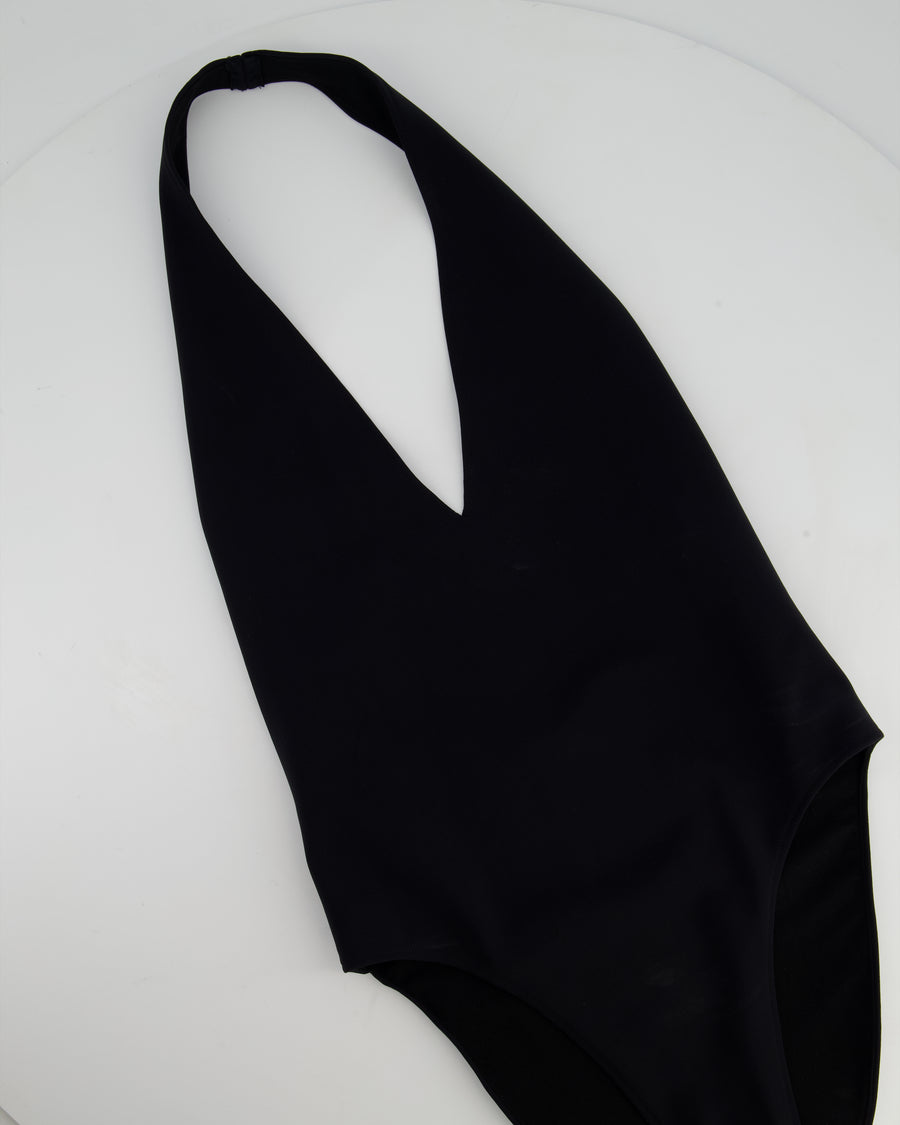 Saint Laurent Black Halter Neck Bodysuit Size FR 36 (UK 8)