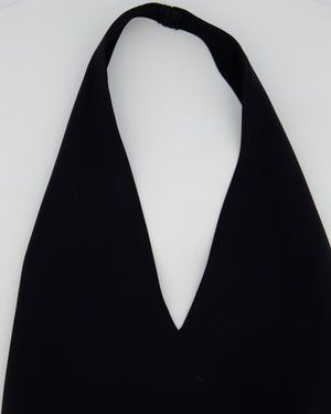 Saint Laurent Black Halter Neck Bodysuit Size FR 36 (UK 8)