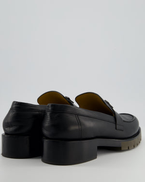 Hermès Menswear Black Gregoire Loafer Size EU 45