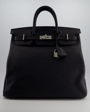 Hermès Haut à Courroies HAC 40 Bag in Caban Togo Leather with Palladium Hardware