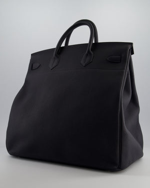 Hermès Haut à Courroies HAC 40 Bag in Caban Togo Leather with Palladium Hardware