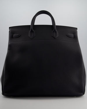 Hermès Haut à Courroies HAC 40 Bag in Caban Togo Leather with Palladium Hardware